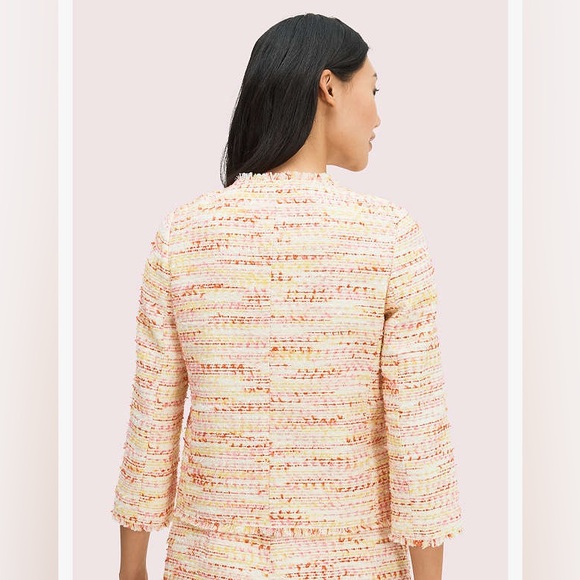 🔥🔥🔥NEW Kate Spade Multi Tweed Blazer Jacket - Picture 3 of 9